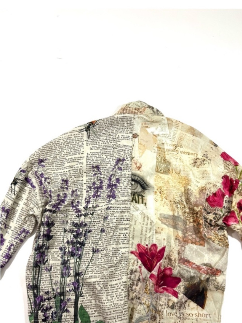 Desigual The New York Oversized Floral Print Shirt Large - Picture 5 of 5